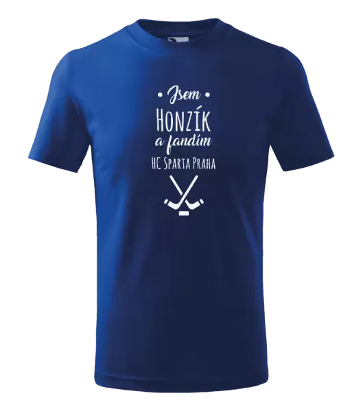 Dětské tričko Fandím hokeji se jménem