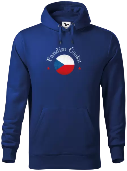 Pánská mikina Fandím Česku se jménem
