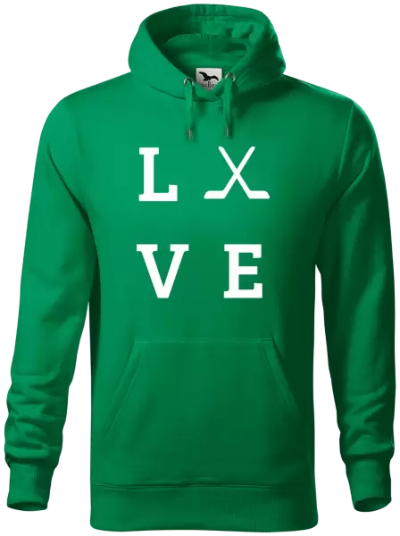 Pánská mikina Love - hokejky