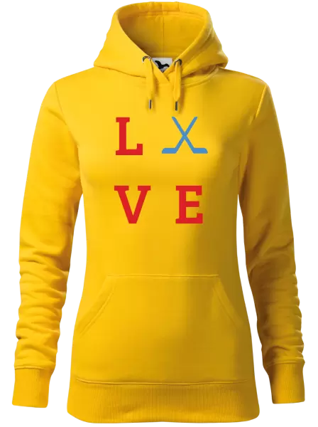 Dámská mikina Love - hokejky