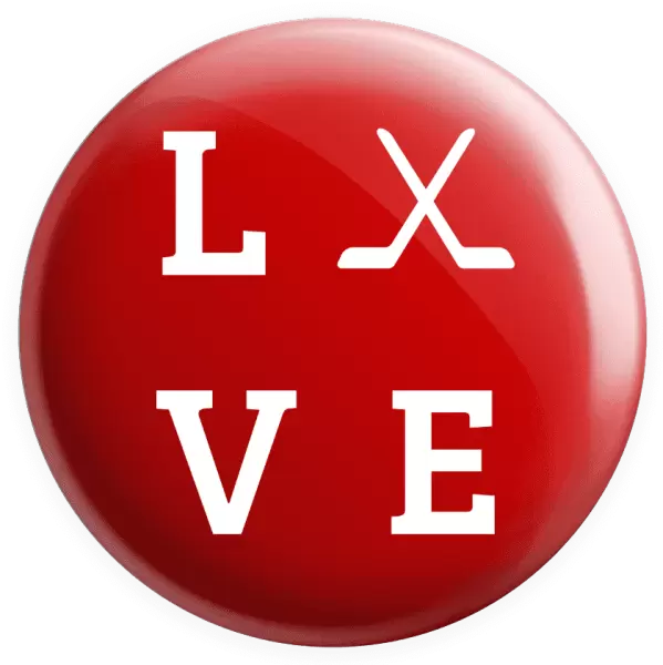 Placka Love - hokejky