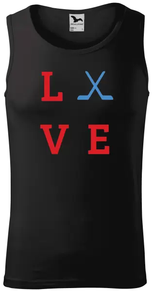 Pánské tílko Love - hokejky
