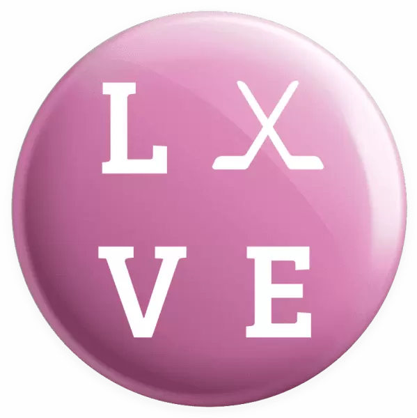 Placka Love - hokejky