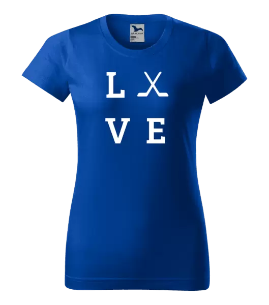 Dámské tričko Love - hokejky