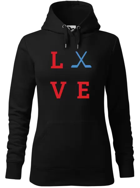 Dámská mikina Love - hokejky