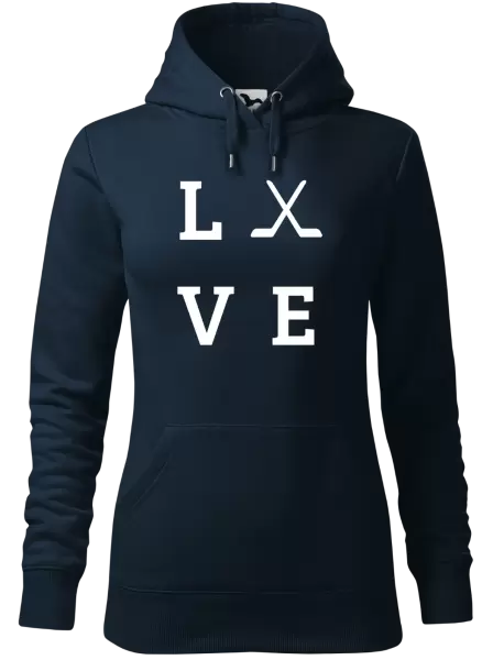 Dámská mikina Love - hokejky