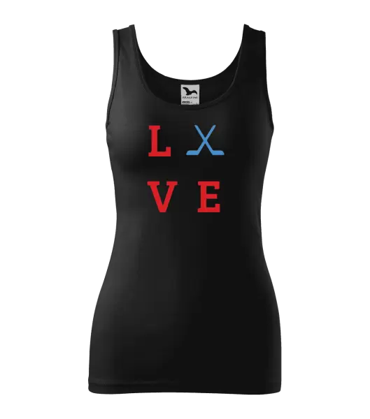 Dámské tílko Love - hokejky