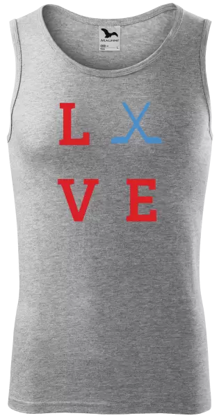 Pánské tílko Love - hokejky