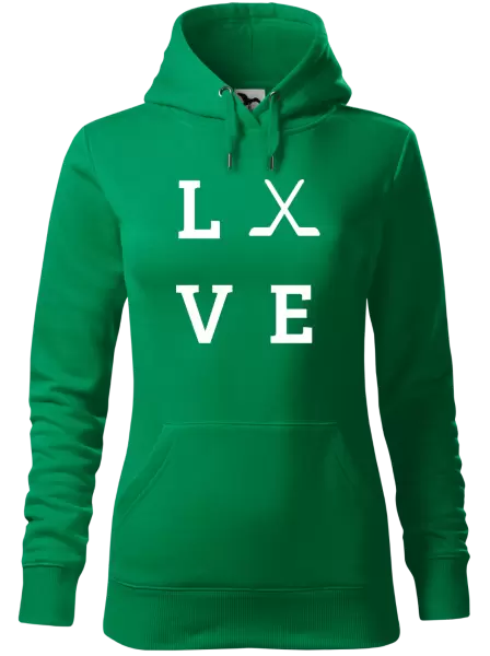Dámská mikina Love - hokejky
