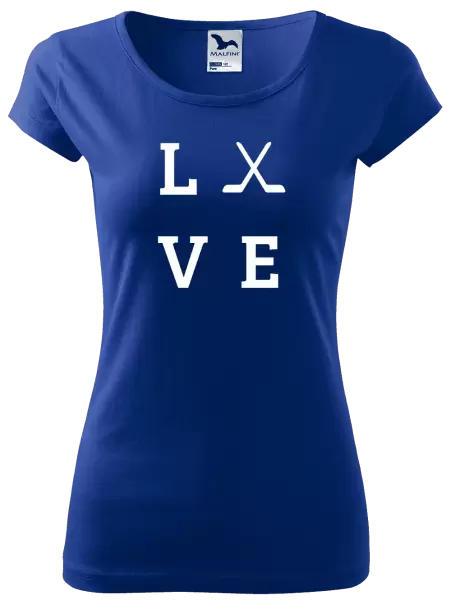 Dámské tričko Love - hokejky