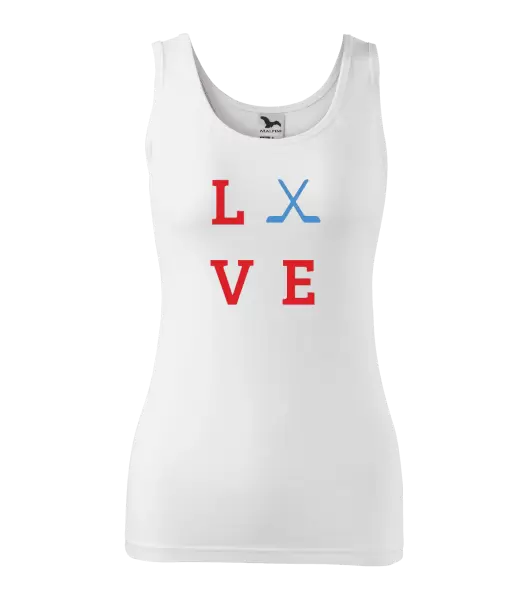 Dámské tílko Love - hokejky