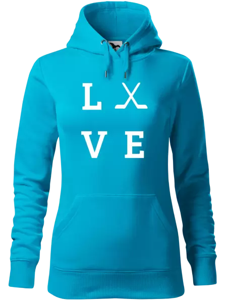 Dámská mikina Love - hokejky