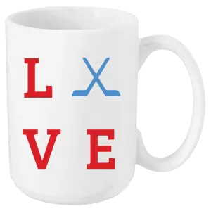 Hrnek Love - hokejky