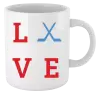 Hrnek Love - hokejky