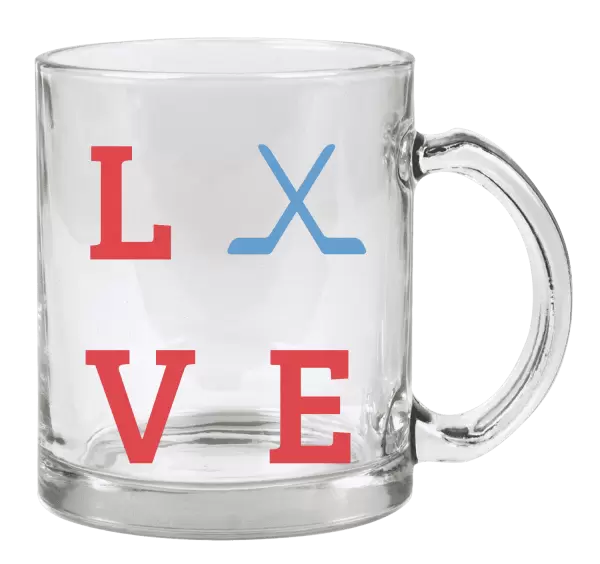 Hrnek Love - hokejky