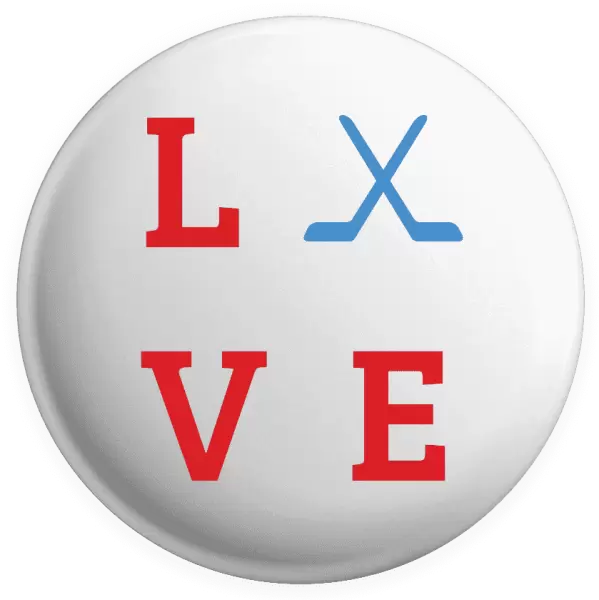 Placka Love - hokejky