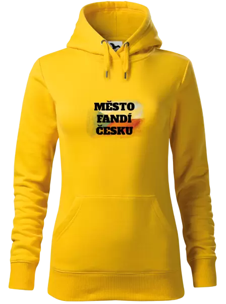 Dámská mikina Město fandí Česku - vlajka