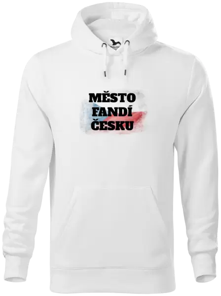 Pánská mikina Město fandí Česku - vlajka