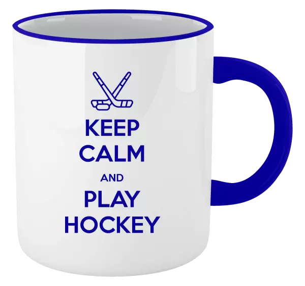 Hrnek Keep calm and play hockey