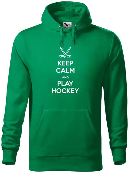 Pánská mikina Keep calm and play hockey