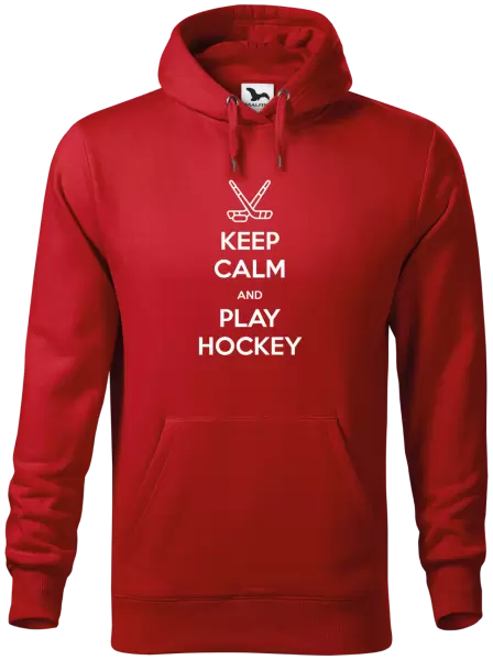 Pánská mikina Keep calm and play hockey