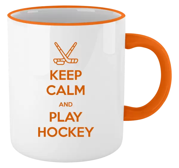 Hrnek Keep calm and play hockey