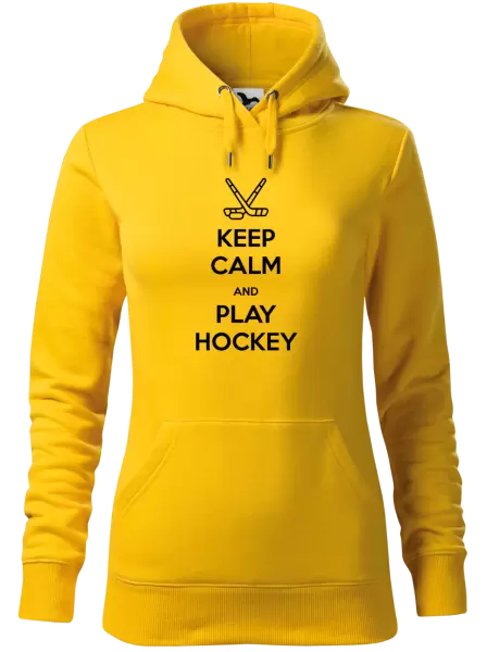 Dámská mikina Keep calm and play hockey