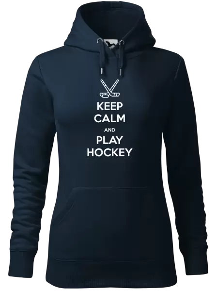 Dámská mikina Keep calm and play hockey