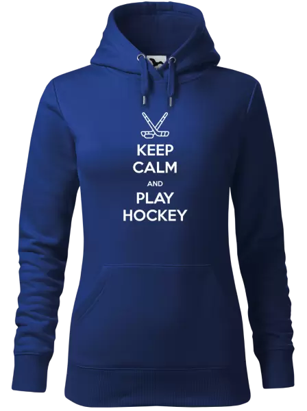 Dámská mikina Keep calm and play hockey