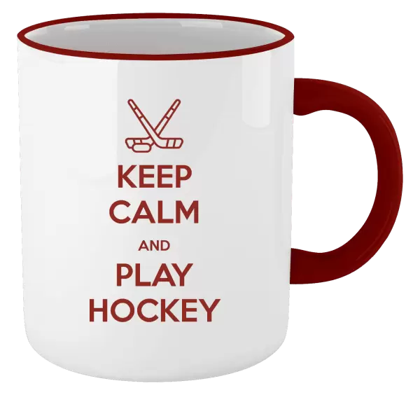 Hrnek Keep calm and play hockey