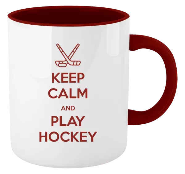 Hrnek Keep calm and play hockey