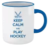 Hrnek Keep calm and play hockey