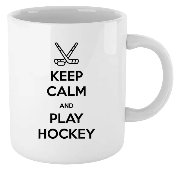 Hrnek Keep calm and play hockey