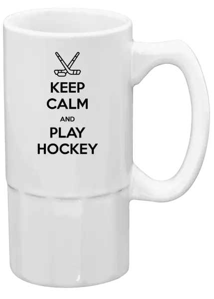 Půllitr Keep calm and play hockey