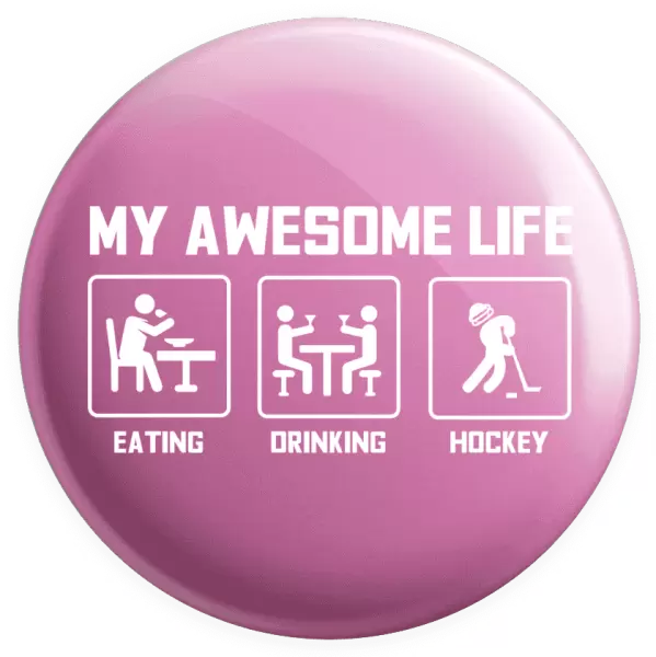 Placka My awesome life - eating, drinking, hockey