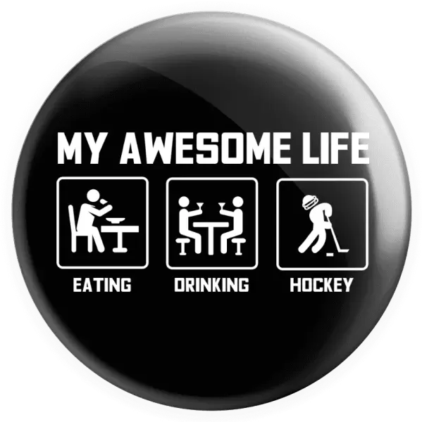Placka My awesome life - eating, drinking, hockey