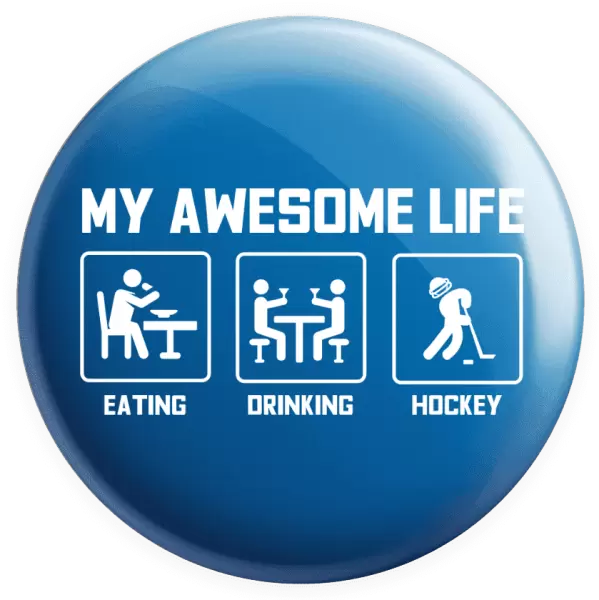 Placka My awesome life - eating, drinking, hockey