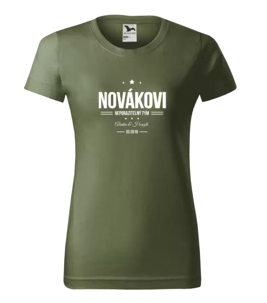 Dámské tričko Neporazitelný tým