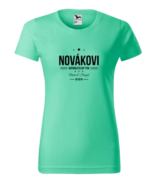 Dámské tričko Neporazitelný tým