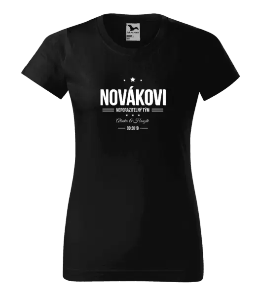 Dámské tričko Neporazitelný tým