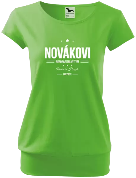 Dámské tričko Neporazitelný tým