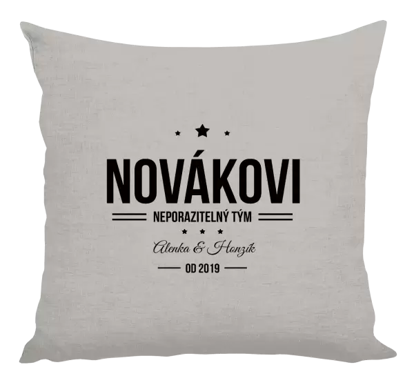 Polštář Neporazitelný tým