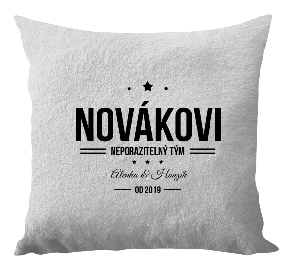 Polštář Neporazitelný tým