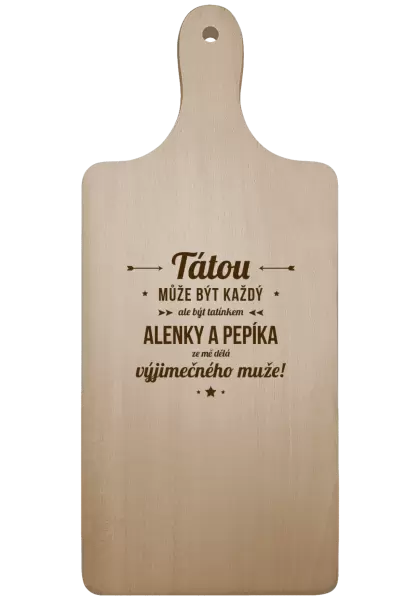 Prkénko Tátou může být každý se jmény