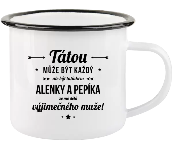 Plecháček Tátou může být každý se jmény