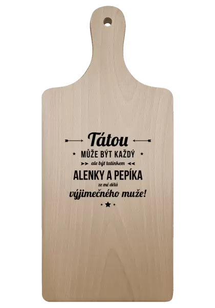 Prkénko Tátou může být každý se jmény