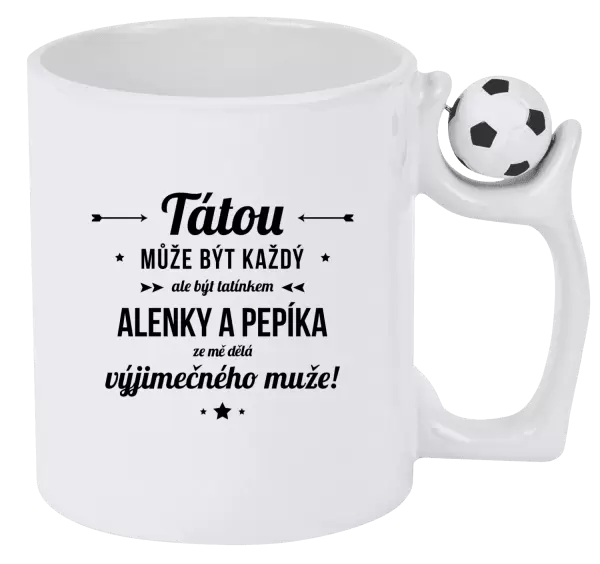 Hrnek Tátou může být každý se jmény