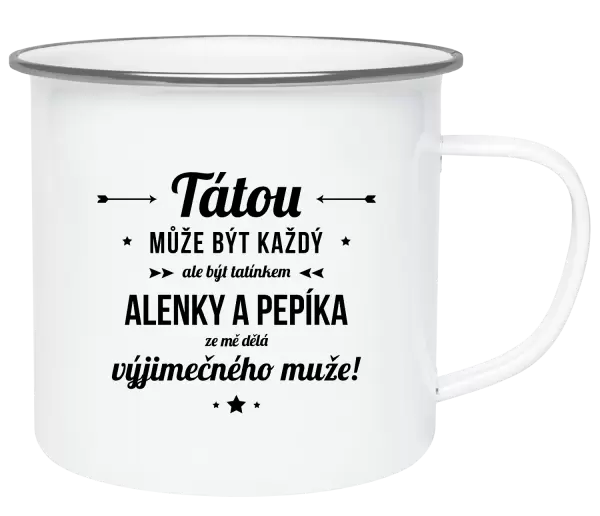 Plecháček Tátou může být každý se jmény