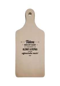 Dřevěná prkénka pro tatínka