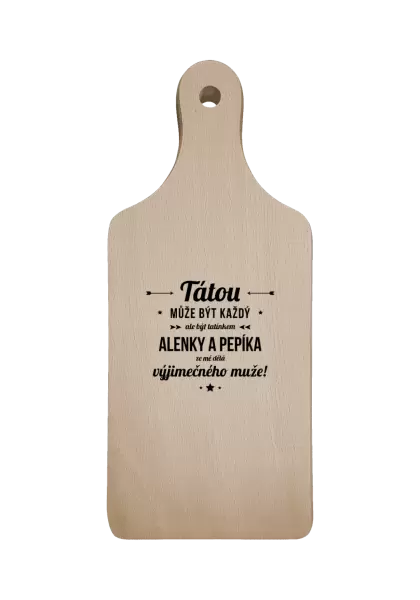Prkénko Tátou může být každý se jmény